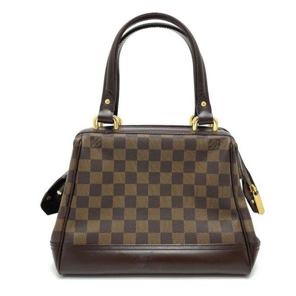 LOUIS VUITTON Damier Knightsbridge Top handle Hand Bag Brown - Picture 9 of 12